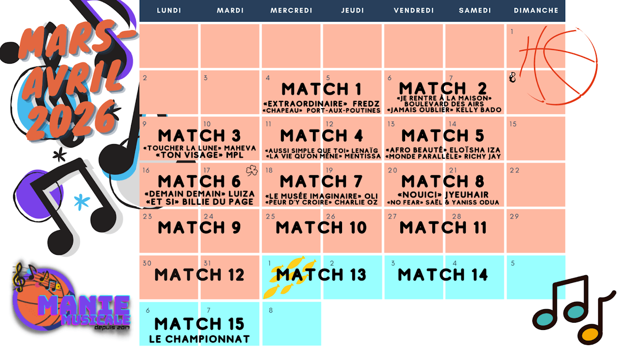 March 2026 Bracket Calendar